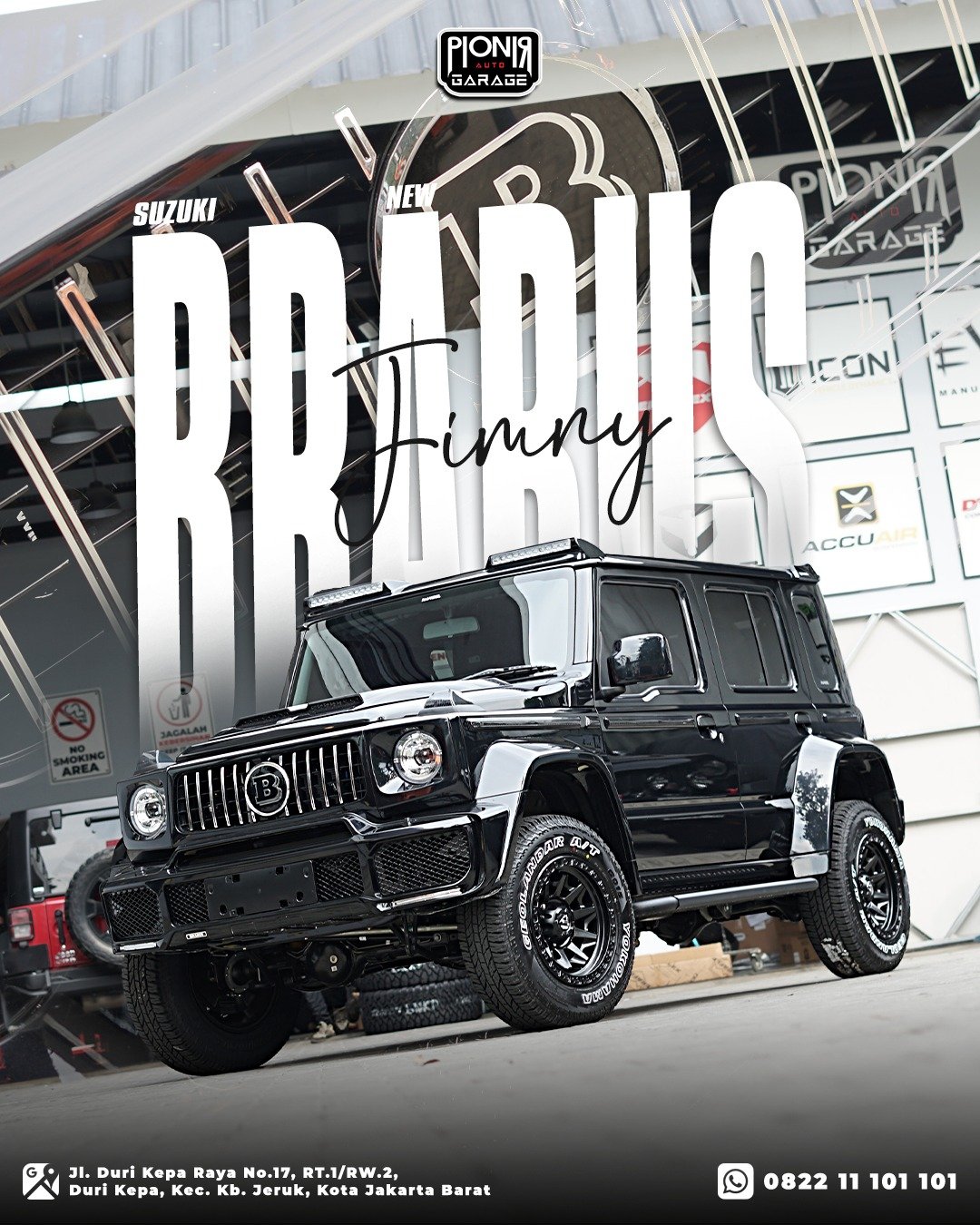 MODIFIKASI JIMNY BRABUS LOOKS (6) modifikasi jimny body kit brabus